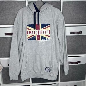 Capital T Shirts London Flag Hoodie Size XXL